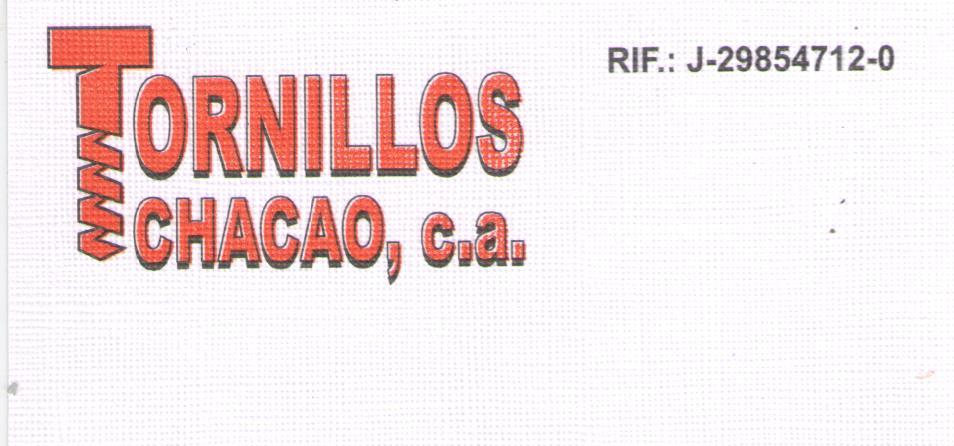 TORNILLOS CHACAO